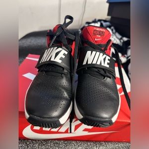 Nike Boys Team Hustle D 8 881941-004 Black Basketball Shoes Sneakers Size 2